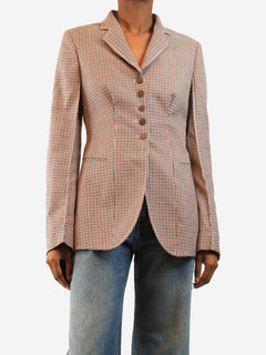 Multicolour Houndstooth blazer - size UK 8 Coats & Jackets Stella McCartney 