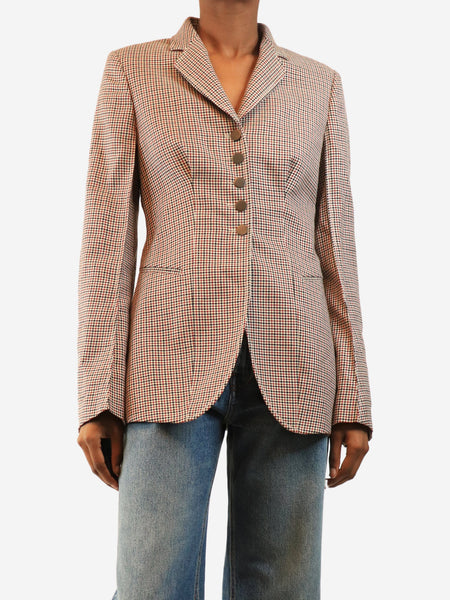Multicolour Houndstooth blazer - size UK 8 product image