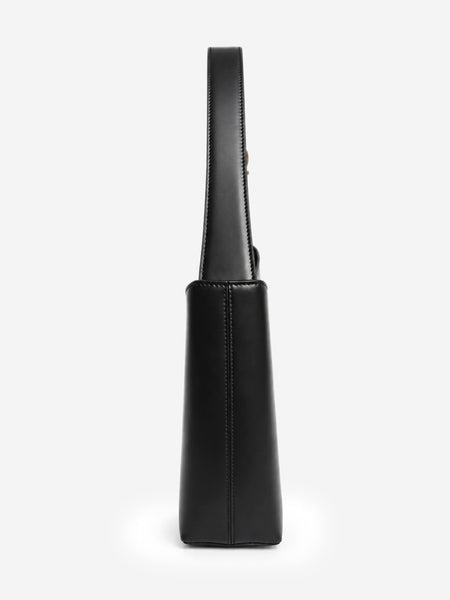 Black leather Trifolio shoulder bag alternate image