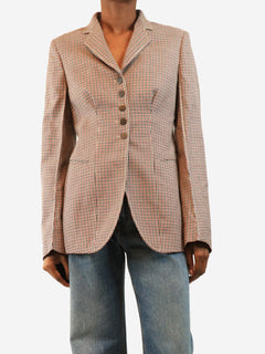 Multicolour Houndstooth blazer - size UK 8 Coats & Jackets Stella McCartney 