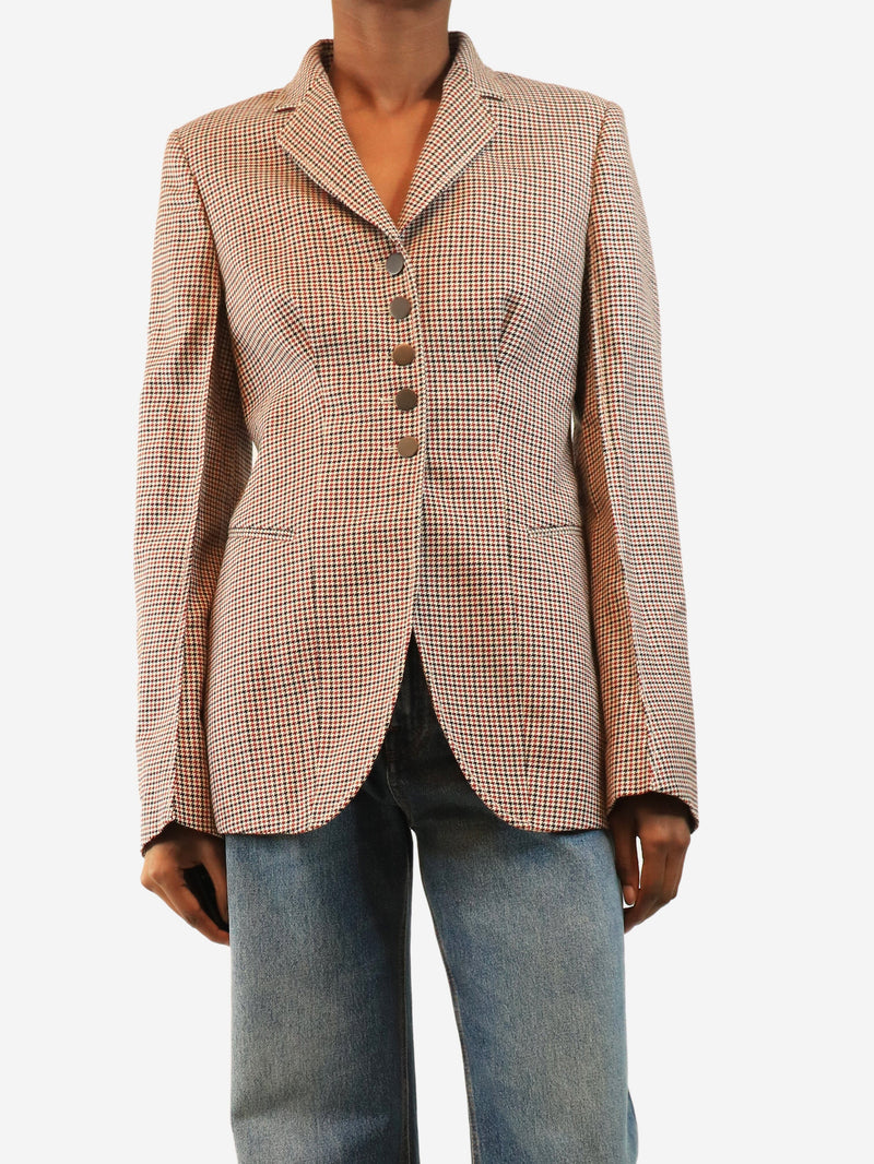 Multicolour Houndstooth blazer - size UK 8 Coats & Jackets Stella McCartney 