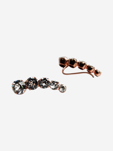 CA&LOU Bronze diamante earrings