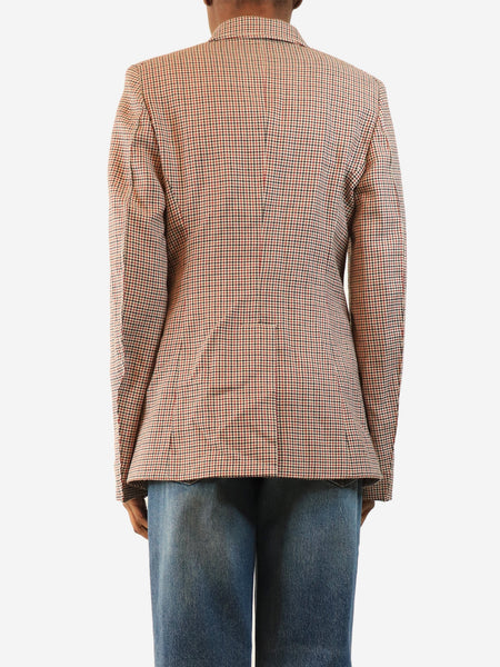 Multicolour Houndstooth blazer - size UK 8 alternate image