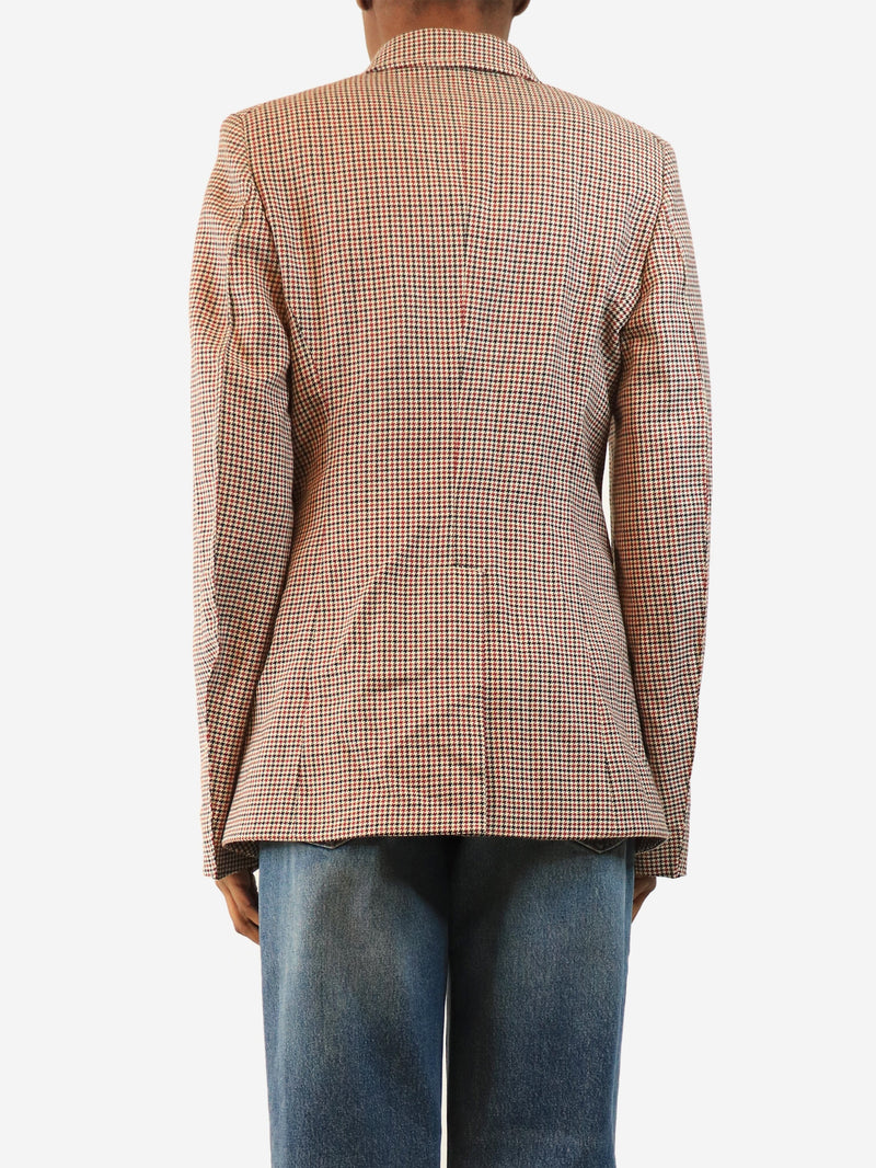 Multicolour Houndstooth blazer - size UK 8 Coats & Jackets Stella McCartney 