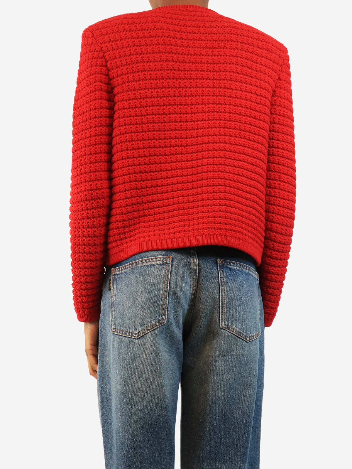 Red Gaspard cardigan - size M Knitwear Ba&sh 