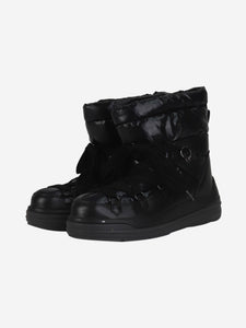 Moncler Black Insolux snow boots - size EU 39