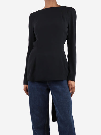 Black tie-back top - size UK 6 Tops Marni 