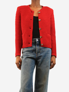 Red Gaspard cardigan - size M Knitwear Ba&sh 