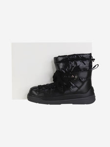 Moncler Black Insolux snow boots - size EU 39