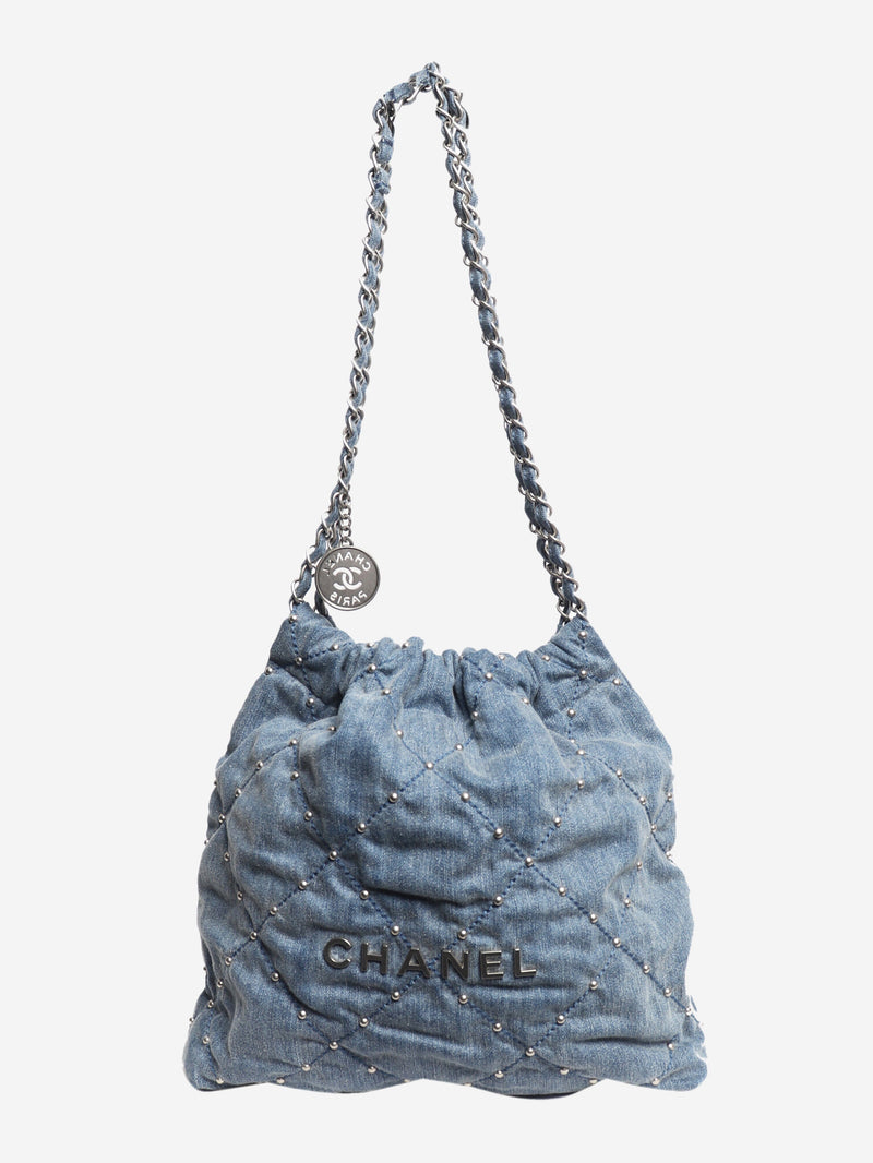 Blue denim 22 hobo shoulder bag Cross-body Bags Chanel 