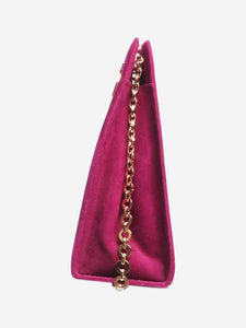 Salvatore Ferragamo Purple suede cross-body bag