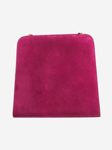 Salvatore Ferragamo Purple suede cross-body bag