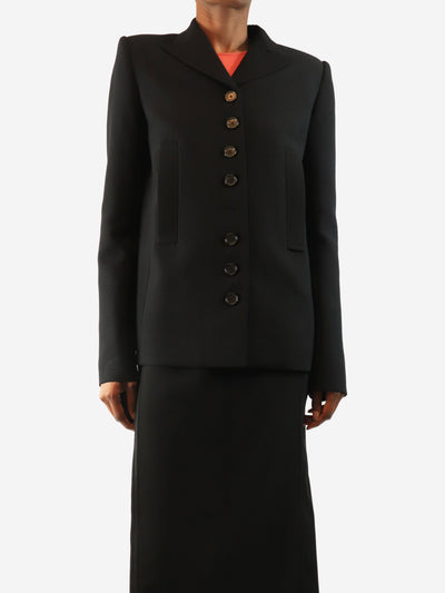 Black Saraphina jacket - size UK 6 Coats & Jackets Khaite 
