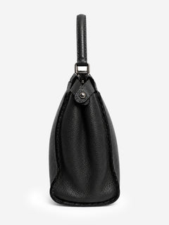 Grey Selleria leather Peekaboo 2way bag Cross-body Bags Fendi 