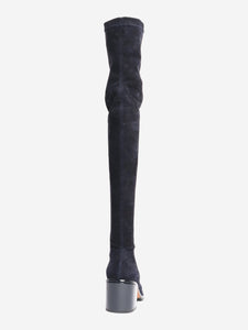 Robert Clergerie Robert Clergerie Blue suede over the knee boots - size EU 40 (UK 7)