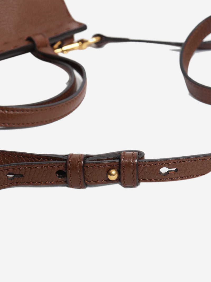Brown GG Marmont mini 2way bag