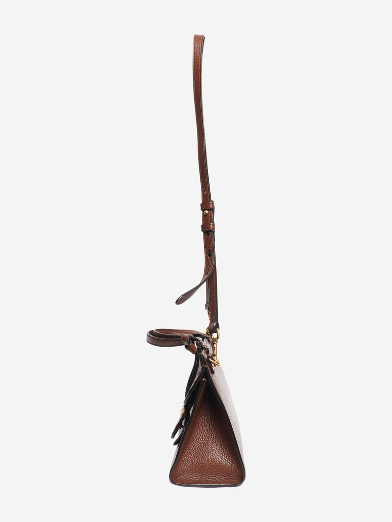 Brown GG Marmont mini 2way bag