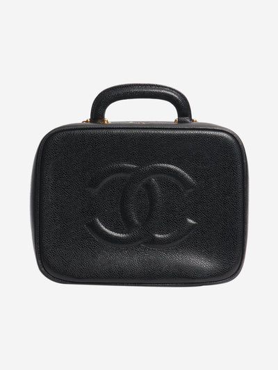 Black vintage 1996 caviar Vanity bag Luggage & Travel Bags Chanel 