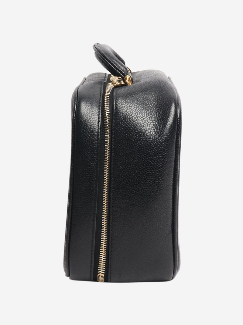 Black vintage 1996 caviar Vanity bag Luggage & Travel Bags Chanel 