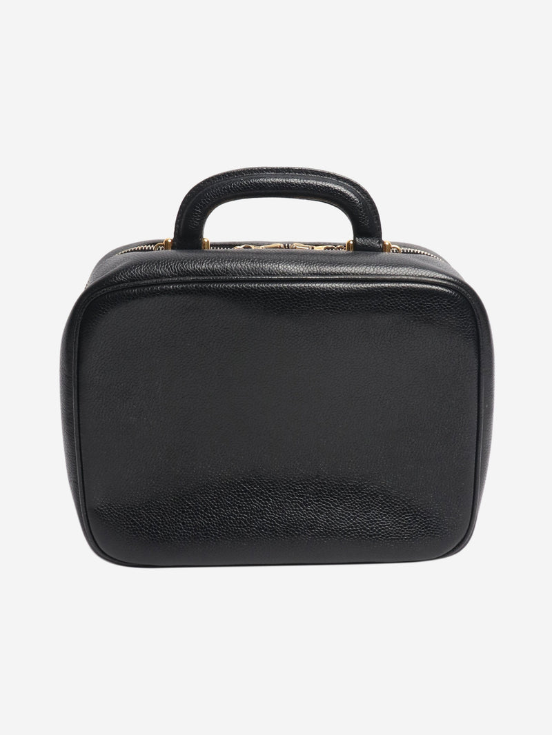 Black vintage 1996 caviar Vanity bag Luggage & Travel Bags Chanel 