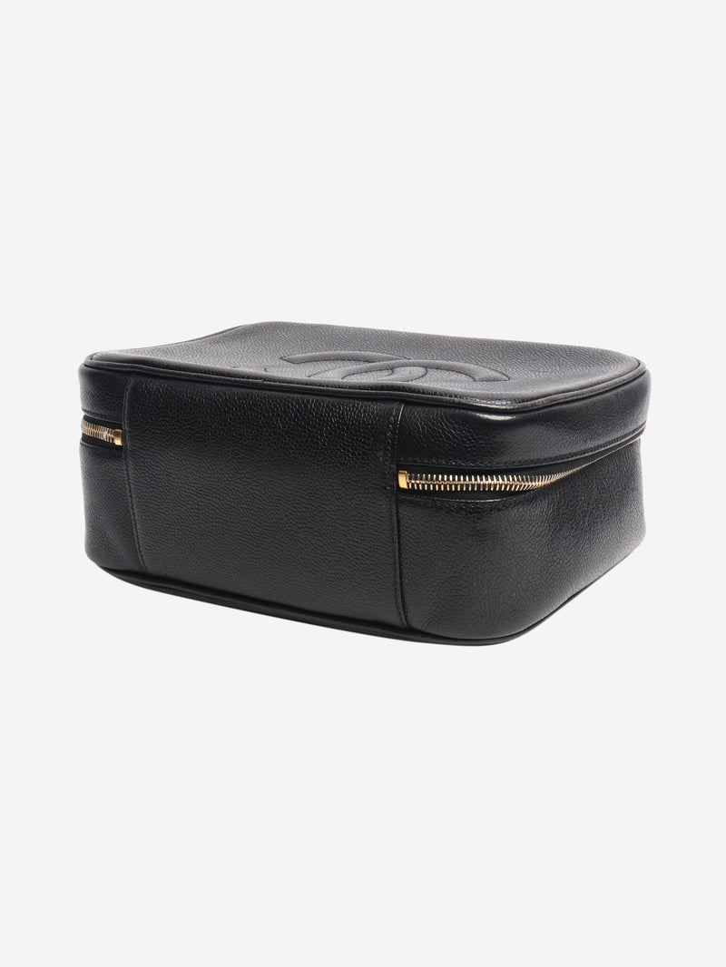 Black vintage 1996 caviar Vanity bag Luggage & Travel Bags Chanel 