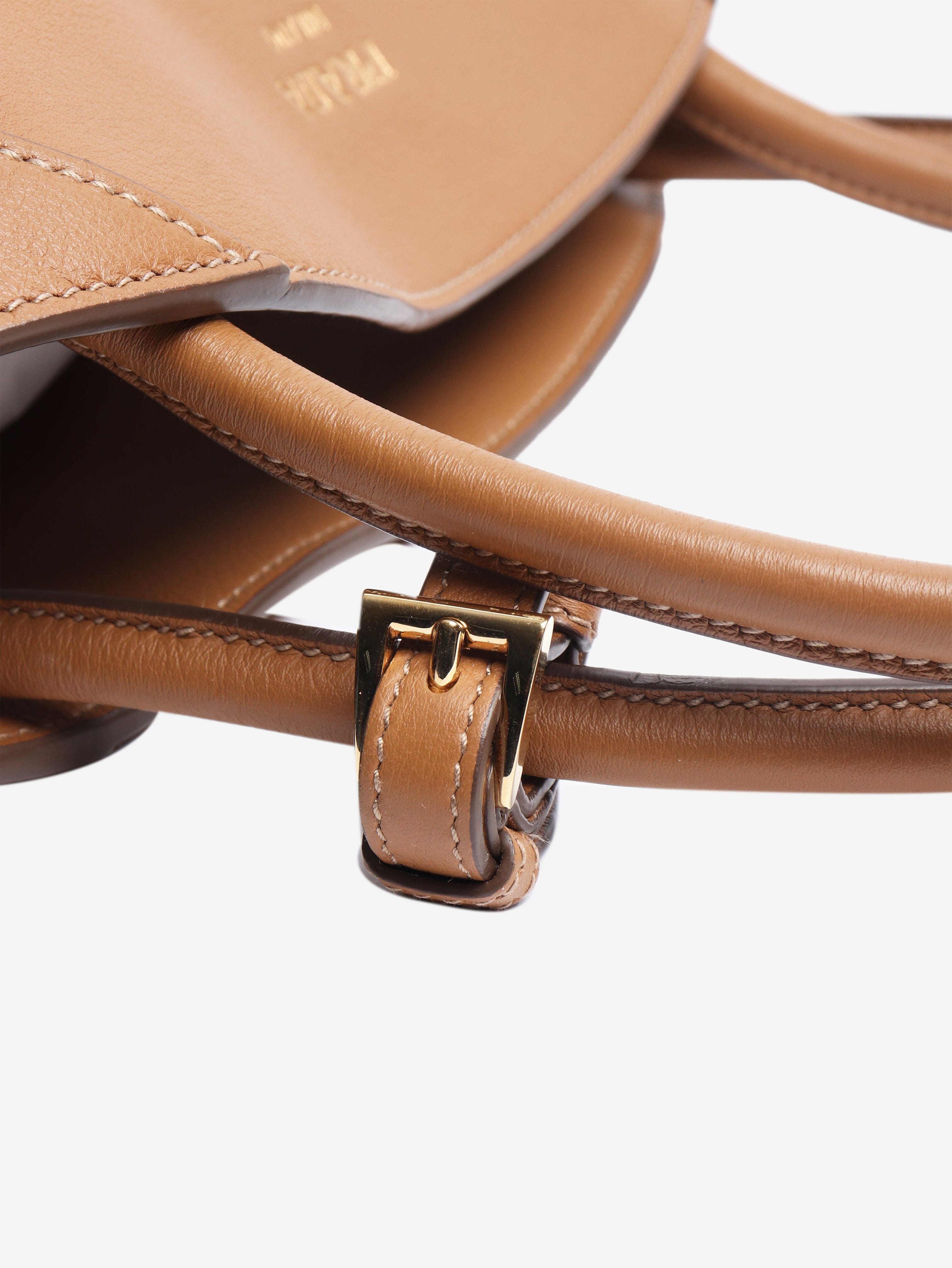 Brown leather shoulder bag Shoulder bags Prada 