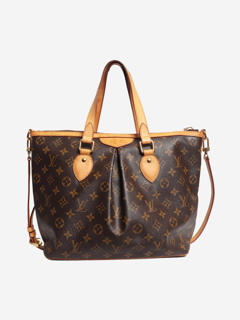 Brown 2011 Monogram Palermo PM tote bag