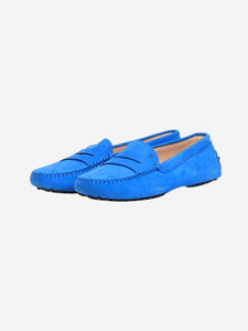 Tods Blue suede loafers - size EU 37
