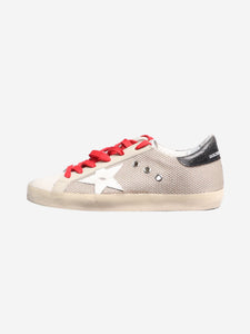 Golden Goose Taupe Super-star trainers - size EU 37