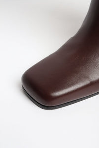 Longchamp La Cavalière oxblood knee high leather boots high leather boots - size EU 39