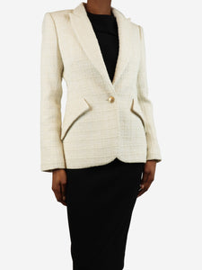 L'Agence White boucle blazer - size S