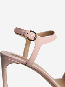 Salvatore Ferragamo Pink patent sandal heels - size EU 39