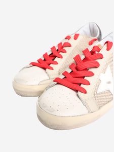 Golden Goose Taupe Super-star trainers - size EU 37