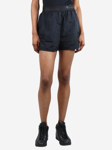 Rick Owens Black nylon shorts - size S