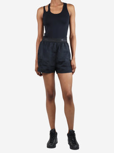 Rick Owens Black nylon shorts - size S