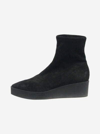 Black suede ankle boots - size EU 37 Boots Clergerie 