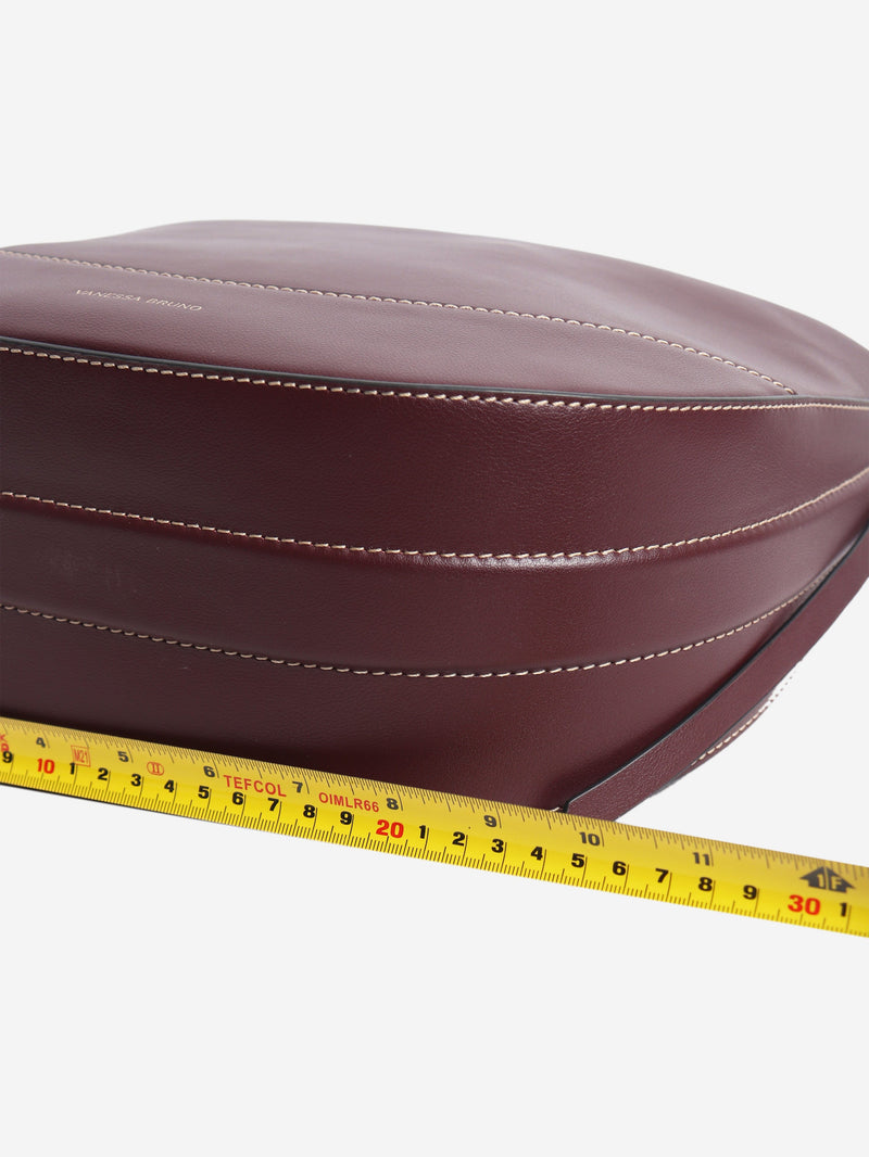 Burgundy leather Daily shoulder bag Shoulder bags Vanessa Bruno 