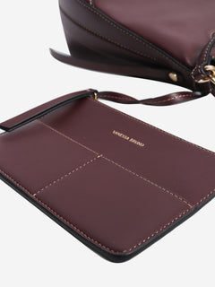 Burgundy leather Daily shoulder bag Shoulder bags Vanessa Bruno 