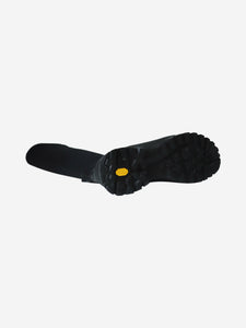 Jil Sander Black neoprene knee-high boots - size EU 38