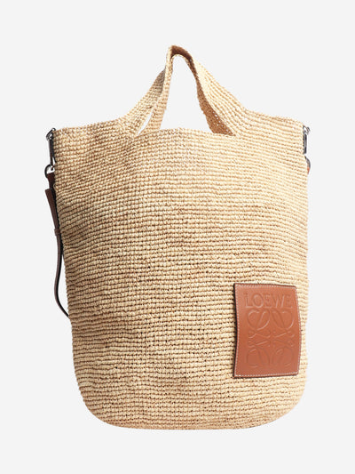 Beige raffia bag Tote Bags Loewe 