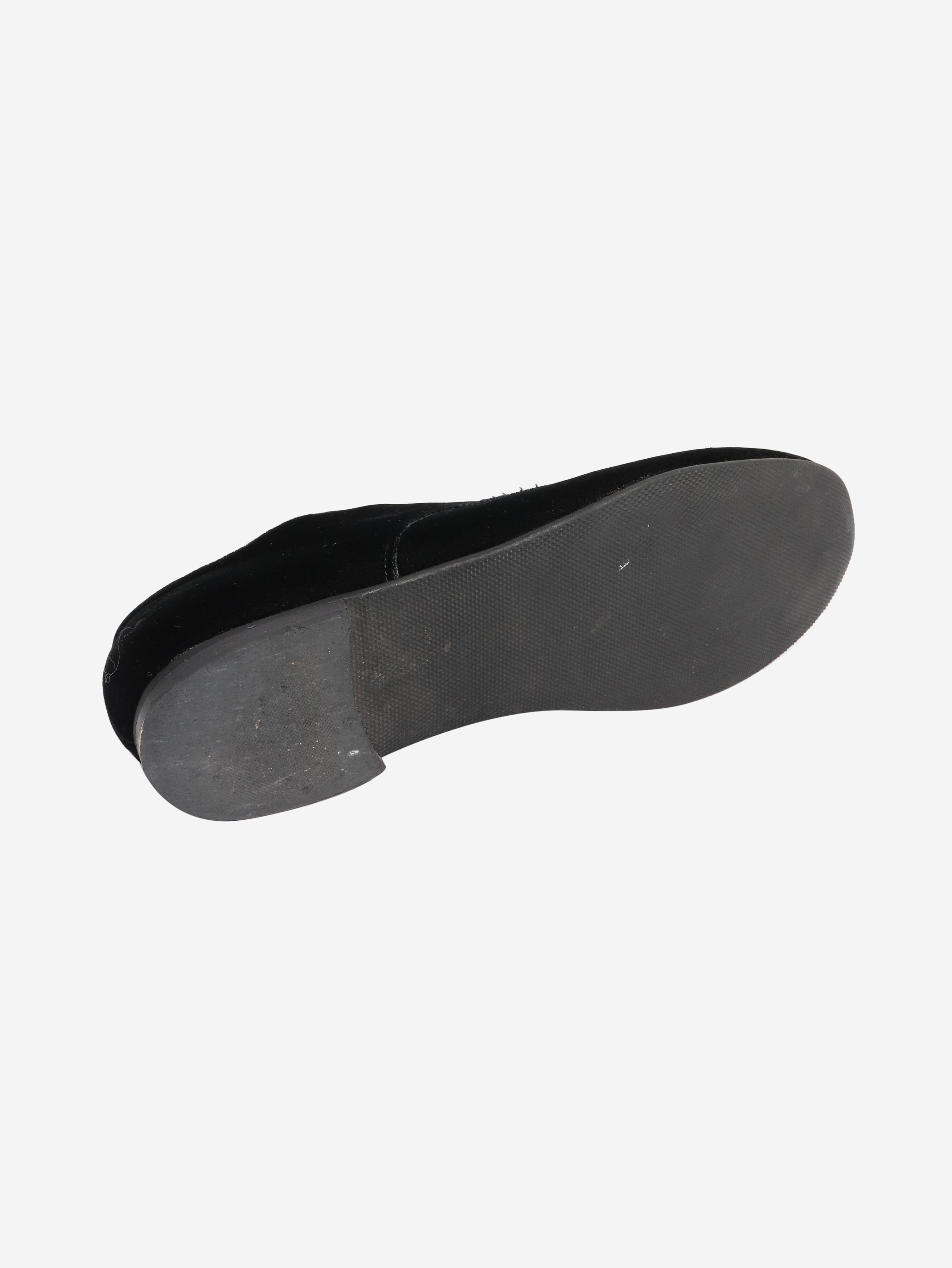 Black velvet lace-up shoes - size EU 40 Flat Shoes Daniela Gregis 