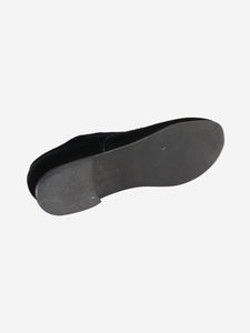Daniela Gregis Black velvet lace-up shoes - size EU 40