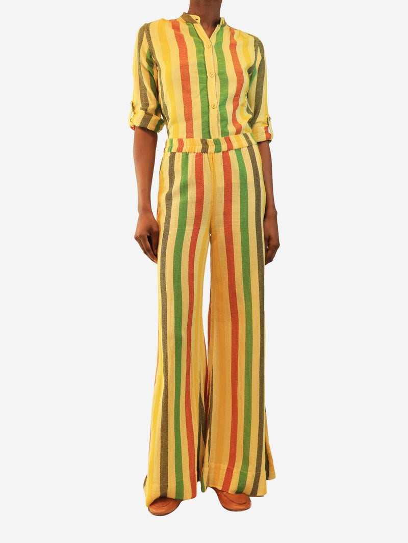 Yellow striped two-piece set - size S Sets Suzie Kondi 
