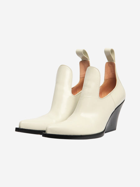 Off-white lean ankle boots - size EU 38 alternate image