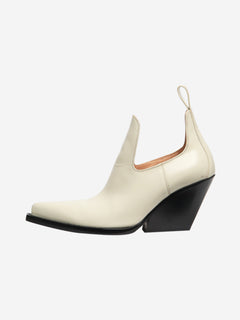 Off-white lean ankle boots - size EU 38 Boots Bottega Veneta 