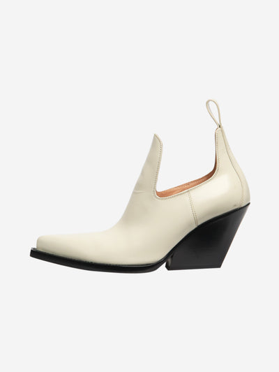 Off-white lean ankle boots - size EU 38 Boots Bottega Veneta 