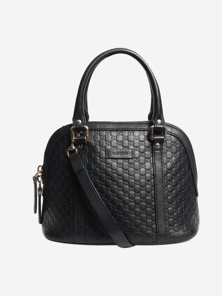 Black Guccissima Dome 2way bag product image