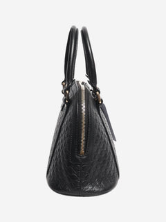 Black Guccissima Dome 2way bag