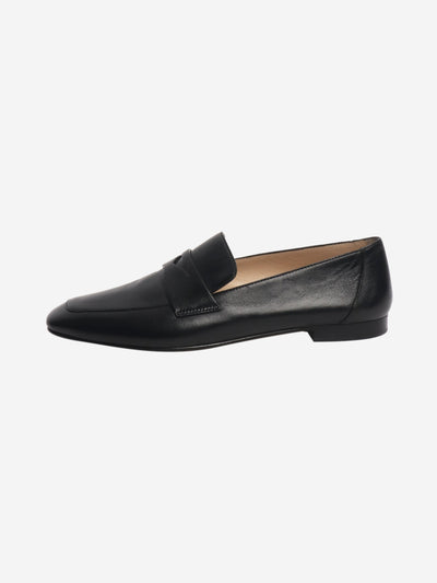 Black leather loafers - size EU 40 (UK 7) Flat Shoes Le Monde Beryl 
