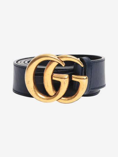 Blue leather GG belt Belts Gucci 